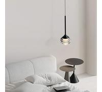 Genérico Lámpara de techo, Lámparas de noche for dormitorio, colgante LED con forma gota agua, luz moderna for escalera, lámpara techo for sala estar, candelabro interior(1 head)