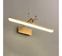 Genérico Lámpara frontal de espejo de tocador con luz LED, iluminación de pared blanca natural Compatible with baño, Araña de luces