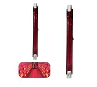 Genérico Lámpara Infrarroja Halógena R7S 118mm 300W Regulable, Bombilla de Calor de Cuarzo Sin Parpadeo, 118mm R7S Bombillas de Calentamiento Rojo, Lámpara Reflectora Incandescente Lineal