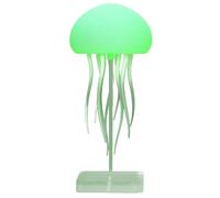 Generico Lámpara Jelly Fish Light - Medusa LED recargable, lámpara de control por voz, lámpara de escritorio flotante, nocturna ambiental | Pantalla con que cambian de color para en casa,