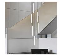 Genérico Lámpara Led de línea larga de diseño de interiores Compatible with sala de estar, lámpara moderna Compatible with Villa, Loft, restaurante, apartamento, escalera, Araña de luces