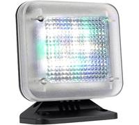 Genérico Lámpara LED Luz de simulador de TV falsa, Luz de TV antirrobo con 4 modos, Luz de seguridad nocturna con temporizador y sensor de luz LED, Televisión falsa de seguridad for el hogar(12LED)