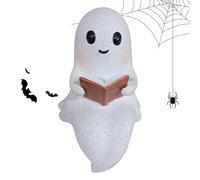 Generico Lámpara nocturna Ghost - Lámpara decorativa LED Ghost Light de 8,6 pulgadas de resina con diseño espectacular | Lámpara de mesa espectral con luz difusa para una atmósfera acogedora, no