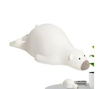 Genérico Lámpara Oso,Recargable Por USB Regulable Y Lindo - Lámpara Regulable Suave y Adorable,para Niños y Niñas, Habitación Infantil, Mesita de Noche, Dormir, Lectura, Viajes y Regalos de