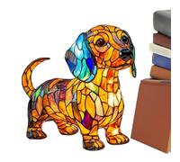 Generico Lámpara para perro, bonita y vintage LED de resina, decoración para el hogar, lámpara nocturna adorable, para fiesta de Acción de Gracias, oficinas, casa, habitación, escritorio, escritorio