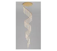 Genérico Lampara techo, Lámpara de techo colgante LED nórdica giratoria con forma escalera for interiores, ideal for sala estar, comedor, dormitorio y decoración del hogar(35 heads,White light 6000K)