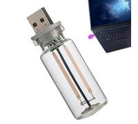 Genérico Lámpara USB para coche - Luz interior, LED de control táctil | Bombilla decorativa con forma de botella, fuente de luz automática compacta, pequeña lámpara enchufada para iluminación