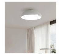 Genérico Lámparas de araña, Bauhaus Ceiling Light Minimalism Pot Lid Round Lamp for Bedroom Study Restaurant orange LED Indoor Lighting(White,3 COLOR_D45CM)