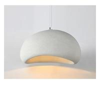 Genérico Lámparas de araña, Lámpara colgante for restaurante estilo crema nórdico, luz for sala de estar, estudio, dormitorio, personalidad creativa, viento japonesa(B white D80cm,White)