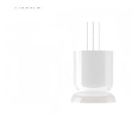 Genérico Lámparas de araña, Lámpara colgante italiana Pablo de cristal for comedor, dormitorio, Bar, iluminación Interior, techo, luces colgantes minimalistas modernas(D D27cm H29cm,White)