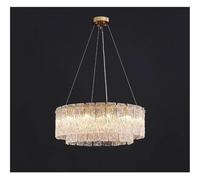 Genérico Lámparas de araña, Lámparas de cristal lujo for salón, candelabro techo, lámpara colgante mesa comedor, decoración del hogar(D45cm,3 lights changeable)