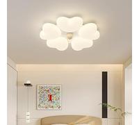 Genérico Lámparas de araña, Lámparas de techo románticas for dormitorio, lámpara colgante corazón amor 50cm, candelabro for interior y hogar moderna for niñas(A,Dimming)