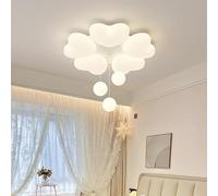 Genérico Lámparas de araña, Lámparas de techo románticas for dormitorio, lámpara colgante corazón amor 50cm, candelabro for interior y hogar moderna for niñas(B,Dimming)