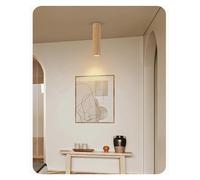 Genérico Lámparas de araña, Natural Yellow Cave Stone Ceiling Light Entrance Hallway Spotlight Balcony Dining Table Bar Lighting Fixtures(White Stone L28cm)
