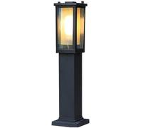 Genérico Lámparas de jardín impermeables for exteriores, E27, 1 luz, pantalla de vidrio, luces for césped, iluminación for exteriores y paisajes de jardín,lámpara de araña