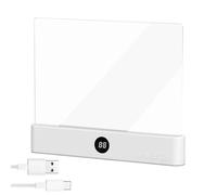Genérico Lamparas Lectura Libro, Luz Para Leer Libros En La Cama, Luz Plana Para Libros, Visual Panel De Lamparas LED Para Libro Para Uso Nocturno Dormitorio, Oficina, Escuela