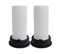 Genérico Lámparas solares de llama | 2 Lámparas LED realistas resistentes a la intemperie | Luminarias solares compactas, para jardín, terraza, patio de entrada y balcón