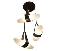 Genérico Lamparas techo, Lámpara de araña LED cuero diseño nórdico for cocina, mesas centro, comedor, dormitorio, mesilla noche, bar, decoración del hogar(3 Lamps,Tricolor)