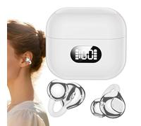 Genérico Language Translator Earphones - High Precision Real-Time Translation Wireless Headphones, Long Battery Life Device | Travel Work Study Office, ABS Material