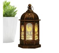 Genérico Lantern Centerpieces - PP, LED Castle Vintage Lamp, Holiday Decorative Lights | Enhanced Ambiance, Lantern Candle Lamp For Daily Indoor Bedside Desks Tables Living Rooms Offices