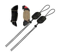 Genérico Lanyard elástico táctico para visión Nocturna NVG, Correa de retención elástica para Montaje en Casco, Compatible con PVS-7 PVS-14 PVS-31(Bkmc)
