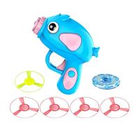 Genérico Lanzador de Discos gatuno | Lanzador de lejos con luz | Set Juguete de Disco para Mascotas - para Gatitos, Sala de Estar, Dormitorio, Juego de Caza Interior y Exterior