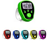 Genérico Lap Counter - Digital Hand Tally Counter with 5 Channel Display and LED Light - Portable Finger Clicker Counters with Lock Button For Swimming, Gym, and Sports Training