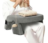 Genérico Lap Pillow - Crochet Memory Foam Support Cushion | Ergonomic Non-Slip Lap Desk Pillow with Arm Support, Washable Laptop Reading Pillows For Couch, Bed, Office & Floor Use