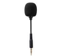 Genérico Lapel Microphone - 9.7x5mm Lävalier Microphone | Omnidirectional Lapel Mìc 3.5mm Plug - HighSensitivity Condenser Core -42dB Noise Reduction | Mini Clip On Recording for Phone Camera Podcast
