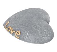 Genérico Lápida para Perros y Gatos de Resina Forma de Corazón, Marcador Conmemorativo para Cachorros y Gatitos Adecuado para Porche o Sala de Estar