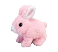 Genérico Lapin Peluche Interactif - Jouet Électronique, Animal Marche Oreilles Mobiles Sonore, Robot Sauteur Mignon Doudou, Douce Éducation Précoce Cadeau | Pour Bébé Enfant Fille Garçon