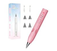 Generico Lápiz de vacío recargable | ABS Lightweight Drill Picker 3 Suction Levels 450 mAh | Wax Free Rhinestone Applicator DIY Craft Tool | Round Square Crystal Gems