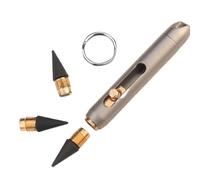 Generico Lápiz - Lápiz Infinito | Lápices Sin Tinta De Aleación De Titanio Eterno | Suministros Escolares En Casa, Bolsillo De Bolsillo Eliminado Para Escritura, Colgante De Llavero Creativo