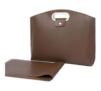 Genérico Laptop Bag for Women Handbag, Oceantree Laptop Tote Bag, Waterproof Leather, 14-16in (Coffee Brown)