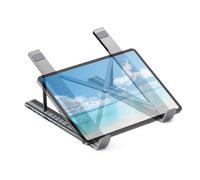 Genérico Laptop Docking Station, 8 en 1 Hub, Adjustable Tablet Stand, Quick Charge Adapter, Cooling Riser, Ergonomic Notebook Support, Desktop Organizer, Multiport Connector, Output, Home Office