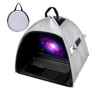 Genérico Laptop Sun Shade - Computer Screen Sunblock Tent Style Cover, Heat Reduction Panel, Easy Setup Structure, Compact Storage Build | Privacy Enclosure for Bright Environments, Field Work,