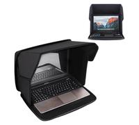 Genérico Laptop Tent Working Outside, Portable Computer Privacy Hood with Adjustable Angle, Sunshade Ergonomic Hood for Outdoor Picnic Beach Poolside Office Desk Remote Travel Use 12-14in