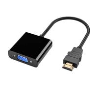 Genérico Laptop To Monitor Connector | Converter VGA Adapter Stable Connection,Multipurpose For Notebooks, Ultrabooks, Laptops, Desktops, Computers