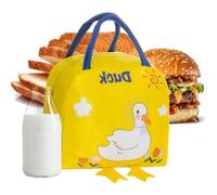 Genérico Large Capacity Cute Insulated Lunch Bag Leakproof Portable Tote