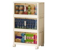 Genérico Large Capacity Storage, Double Door Bins, Foldable Container Case, Durable Material, Easy To Store, (15.55x10.47x8.9 Inches), Perfect For Organizing Clothing
