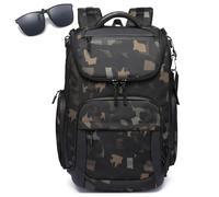 Genérico Large Capacity Waterproof Backpack for Men,Laptop Travel Business Bag,Outdoor Camping Multiple Pockets Tactical Daypack
