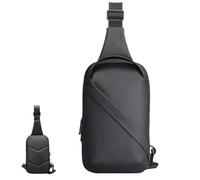 Genérico Large Capacity Waterproof Sling Bag for Men,Multifunctional Lightweight Casual Shoulder Bags,Travel Hiking Chest Bag