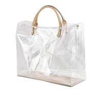 Generico Large Clear Bag - Tote Purse, Handbag | Shoulder Lunch Carrier Usage Concert Features Waterproof Travel Work School Women Fashion Outdoor Holiday Gym Accessories Daily Use