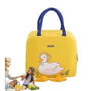 Genérico Large Lunch Tote Bag - Adult Lunch Box | Luncch Tote Bag With Cute Duck Cartoon Pattern | Insulated Lunchs Box Lunchs Bags | Smooth Zipper Luncch Lunchbox Bags For Lunches Snacks Drinks