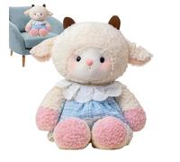Genérico Large Sheep Plush - Stuffed Lamb | 20 Inch Soft Large Interactive Companion | Stuffed Running Sheep Plush Decor Boys Girls Friends Girlfriend Mom Sofa Bed Couch Birthday Housewarmings