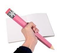 Genérico Large Wood Pencil - Wood Jumbo Pencil | Funny Big Novelty Pencils with Eraser | 14in Long Giant Pencils for Kids Preschoolers Kindergarten | Wooden Big Pencîl | Colorful Thick Pencîls Props