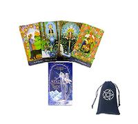 Genérico Las Cartas de Oracle del Tarot Estrella,The Star Tarot Oracle Cards,with Bag,Firend Game,Juguetes de adivinación