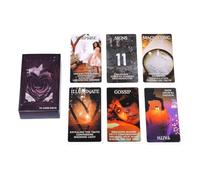 Generico Las Cartas Del Tarot | Cartas De Juego Inglés 78 Piezas Juegos De Mesa | Juego De Mesa De La Chica Oración - Para Niñas Chicos Niños Mujeres Hombres Halloween Y Para El