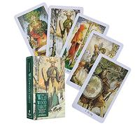 Genérico Las Cartas del Tarot de Madera Salvaje,The Wild Wood Tarot Cards,Tarot Deck,Card Game,Juguetes de adivinación