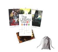 Genérico Las Cartas del Tarot Urbano,The Urban Tarot Cards,with Bag,Firend Game,Juguetes de adivinación